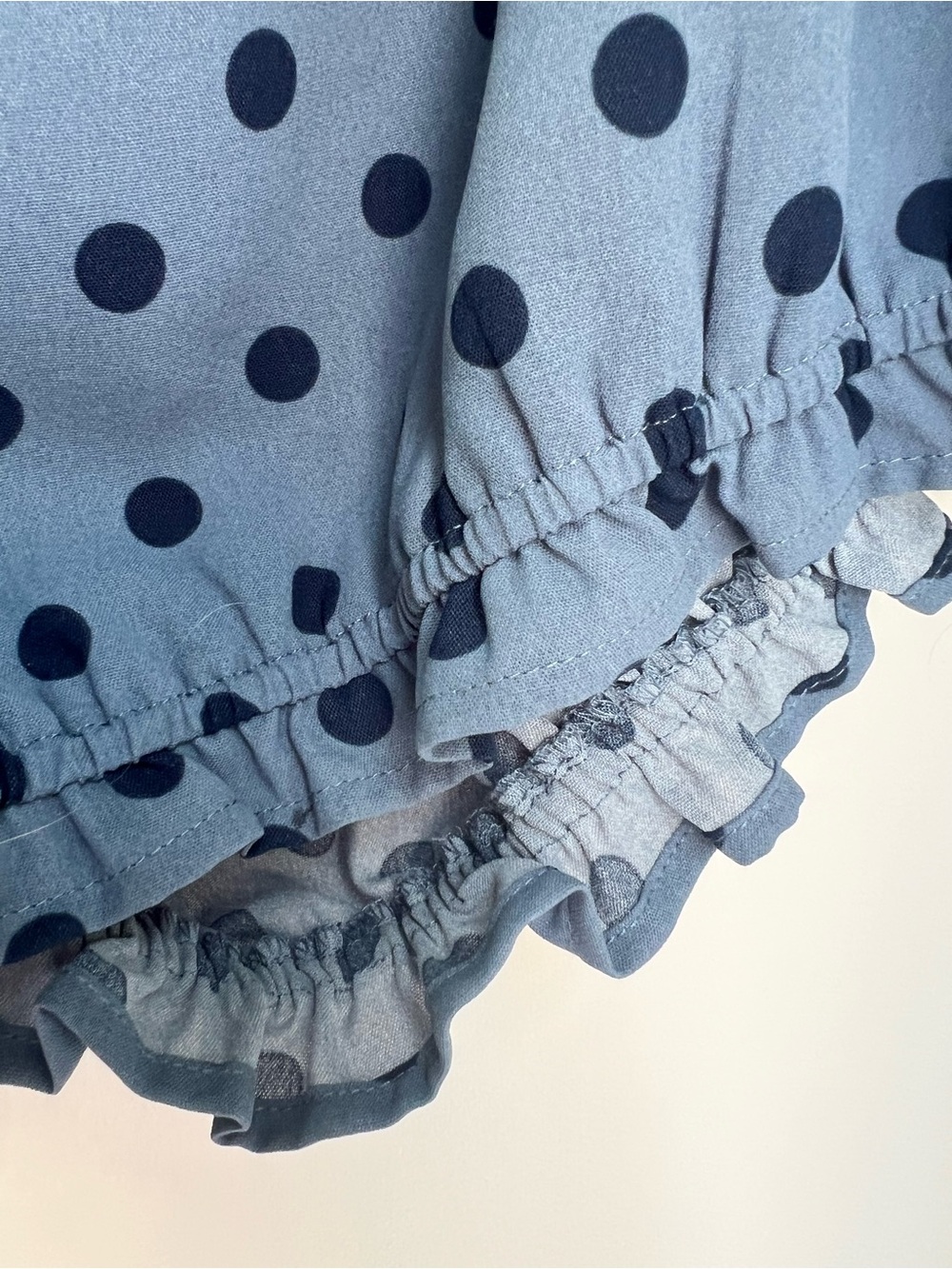 Lisa Says Gah Light Blue Polka Dot Bloomer Shorts - Picture 7 of 9
